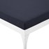Myler Cushion Outdoor Patio Chaise Lounge Chair In White Navy by Modway Furniture