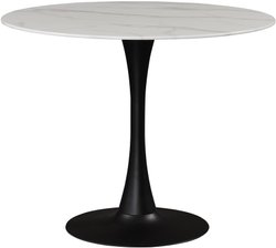 Omar Dining Table In Matte Black by Meridian Furniture