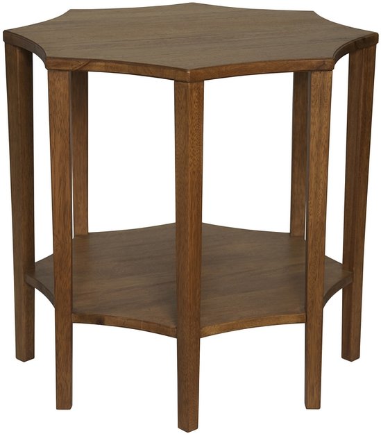 Ariana Side Table, Dark Walnut by Noir Furniture