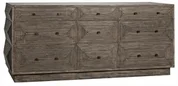 Baram Dresser, Distressed Grey by Noir Furniture