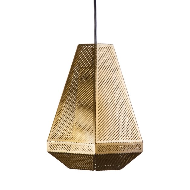Hayley Pendant Lamp In Brass by GALLA HOME