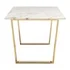 Atlas Dining Table White & Gold by Zuo Modern