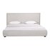 LUZON QUEEN BED LIGHT GREY by Moes Home