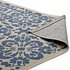 Dewey Vintage Floral Trellis 4X6 Indoor And Outdoor Area Rug In Blue And Beige by Modway Furniture