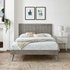 Otto Full Wood Platform Bed With Splayed Legs In Gray by Modway Furniture