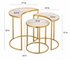 Crescent Nesting Tables by tov furniture