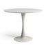 Stiletto Dining Table- Matte White by Aeon Furniture