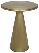 Cassia Side Table, Antique Brass by Noir Furniture