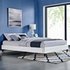 Shane Full Performance Velvet Platform Bed Frame In White by Modway Furniture