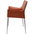 Alice Dining Arm Chair, Ochre Leather by Nuevo Living