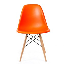 Roswell Side Chair - Orange/Natural - Set Of 2 by Aeon Furniture