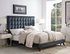 Eden Grey Velvet Bed in King by tov furniture