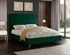 Courtney Queen Bed In Green Velvet by Meridian Furniture
