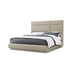 Quadrant Queen Bed - Stone by interlude