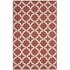 Selena Moroccan Trellis 9X12 Indoor And Outdoor Area Rug In Red And Beige by Modway Furniture