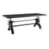 Tresch 96" Crank Height Adjustable Rectangle Dining And Conference Table In Black by Modway Furniture