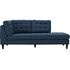 Elizabeth Upholstered Fabric Right Facing Bumper In Azure by Modway Furniture