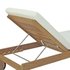 Sunbury Outdoor Patio Teak Chaise In Natural White by Modway Furniture