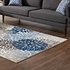 Eloise Vintage Classic Abstract Floral 9X12 Area Rug In Blue, Brown And Beige by Modway Furniture