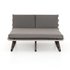 Dimitri Outdoor Double Chaise-Charcoal by Four Hands