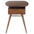 CAREL DESK TABLE in WALNUT WOOD with WALNUT BASE by Nuevo Living