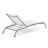 Renae Mesh Chaise Outdoor Patio Aluminum Lounge Chair In White by Modway Furniture