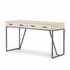 Shagreen Desk In Ivory Shagreen by Four Hands