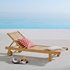 Usamah Outdoor Patio Eucalyptus Wood Chaise Lounge Chair In Natural by Modway Furniture