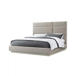 Quadrant King Bed in Feather by interlude