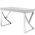 Flush Desk In White by Modway Furniture