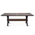 Iron Dining Table with Wooden Top by Home Trends & Design