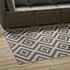 Leppla Geometric Diamond Trellis 9X12 Indoor And Outdoor Area Rug In Gray And Beige by Modway Furniture
