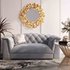 Farah Grey Velvet Loveseat by tov furniture