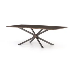 Spider Dining Table 94"-English Brwn Oak by Four Hands