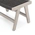 Delano Outdoor Ottoman-Weathered Grey by FOUR HANDS