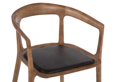 Henning Arm Chair Wood/Black