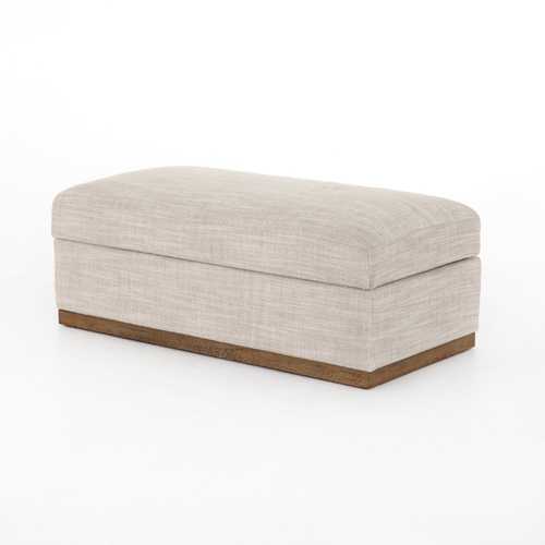 Paz Storage Ottoman In Gable Taupe